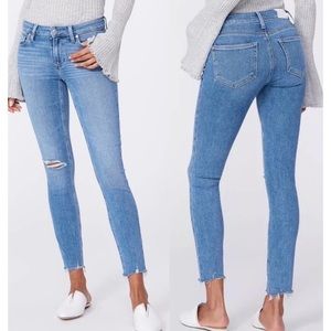 PAIGE Verdugo Ankle Destructed Worn Away Hem (Jules)